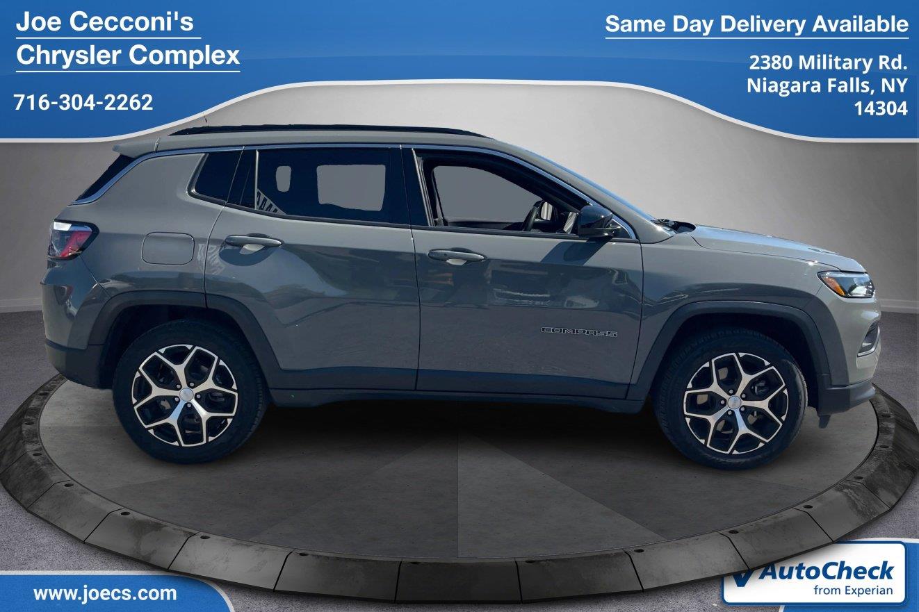 Used 2024 Jeep Compass Latitude with VIN 3C4NJDBN4RT608011 for sale in Niagara Falls, NY