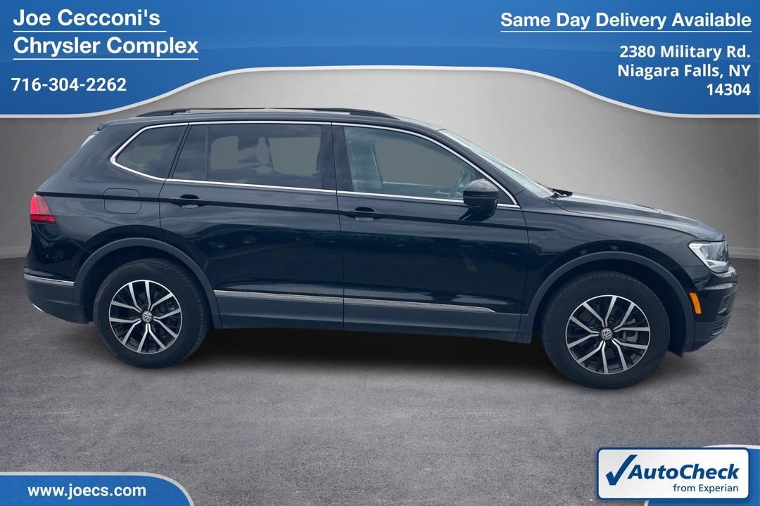 Used 2021 Volkswagen Tiguan SE with VIN 3VV2B7AX4MM010123 for sale in Niagara Falls, NY