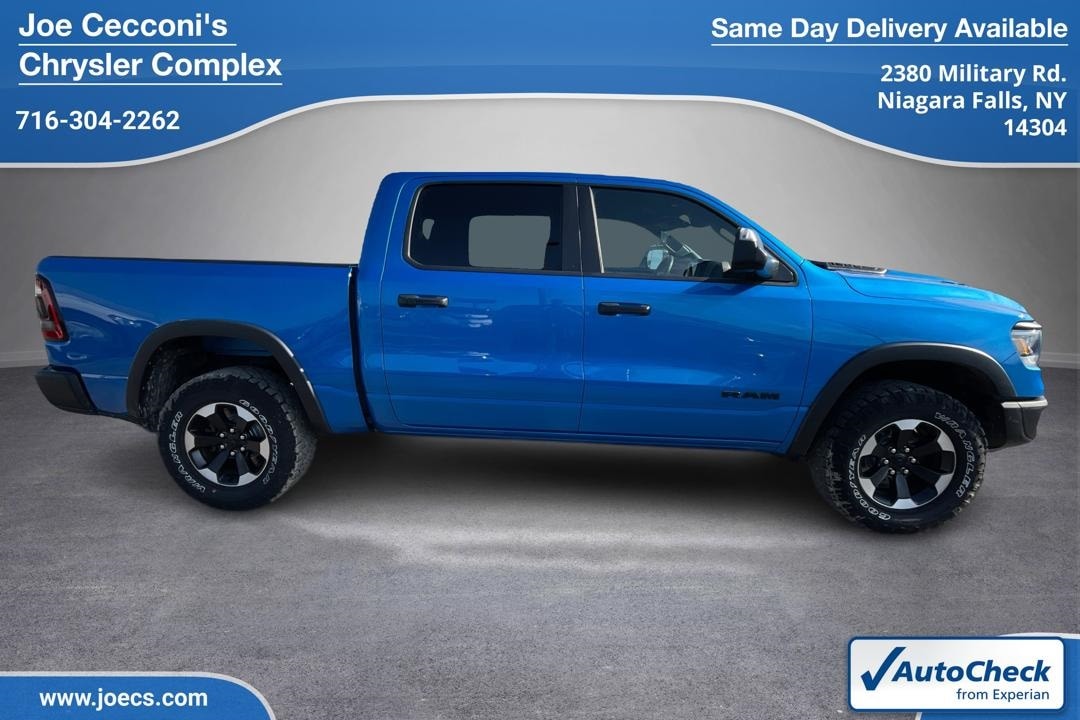 Used 2021 RAM Ram 1500 Pickup Rebel with VIN 1C6SRFLT7MN830322 for sale in Niagara Falls, NY