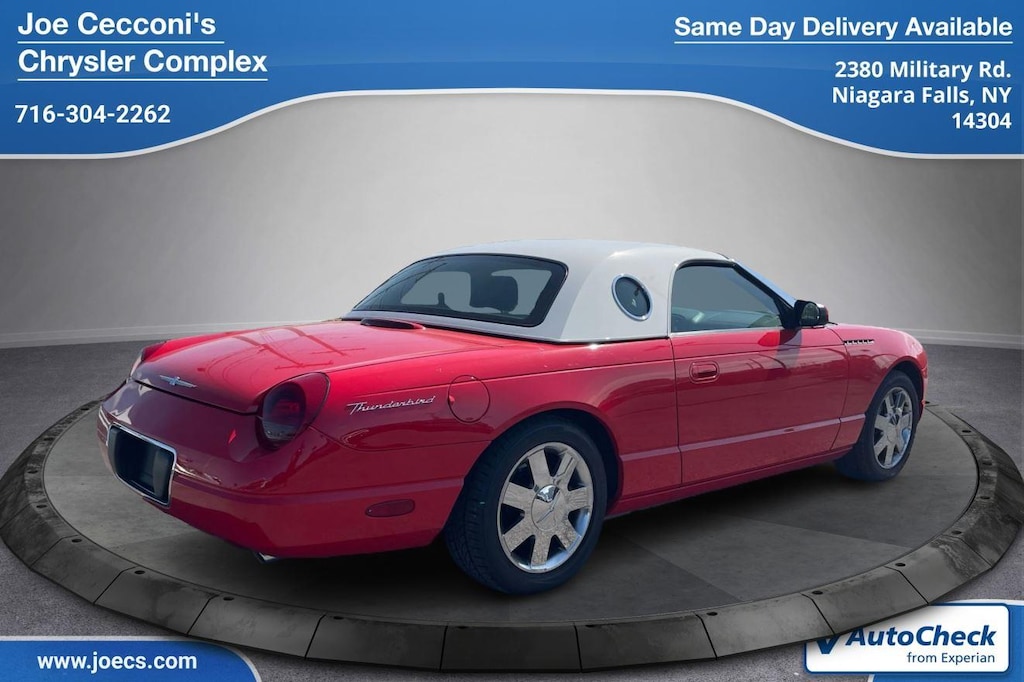 Used 2002 Ford Thunderbird w/Hardtop Premium Convertible