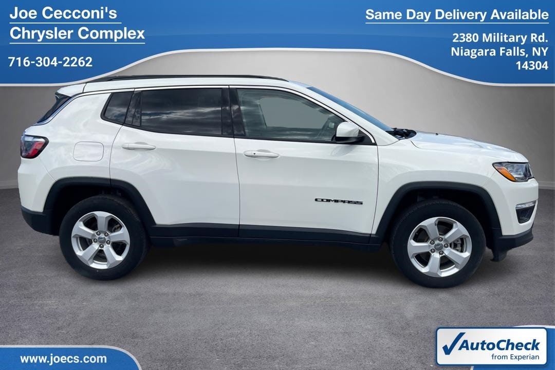 Used 2021 Jeep Compass Latitude with VIN 3C4NJDBB9MT547849 for sale in Niagara Falls, NY