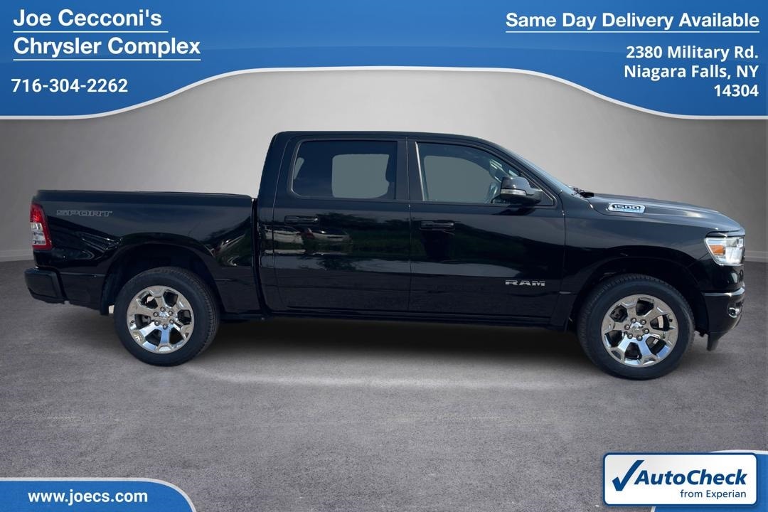 Used 2021 RAM Ram 1500 Pickup Big Horn/Lone Star with VIN 1C6SRFFT4MN834405 for sale in Niagara Falls, NY