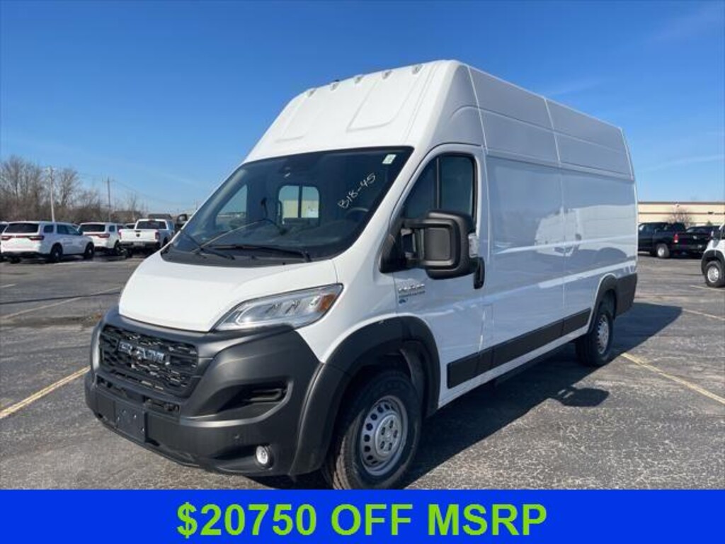 New 2024 Ram Promaster Delivery Van BEV PROMASTER EV SUPER HIGH ROOF 159â WB EXT Cargo Van