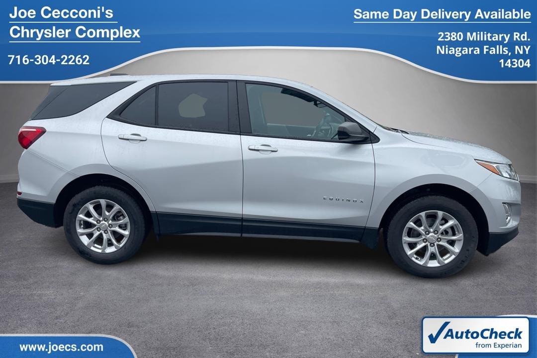 Used 2021 Chevrolet Equinox LS with VIN 3GNAXSEV3MS174019 for sale in Niagara Falls, NY