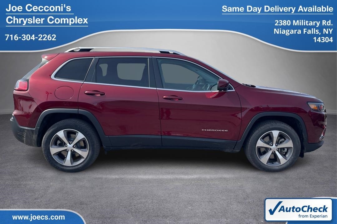 Used 2021 Jeep Cherokee Limited with VIN 1C4PJMDX6MD148064 for sale in Niagara Falls, NY