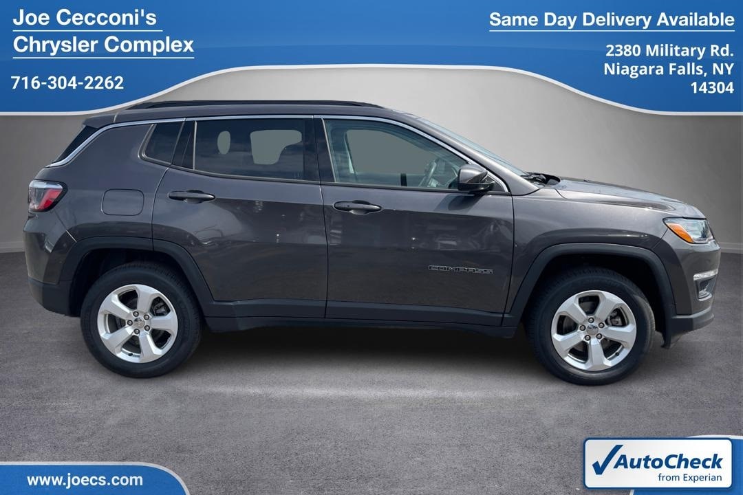 Used 2021 Jeep Compass Latitude with VIN 3C4NJDBB2MT562516 for sale in Niagara Falls, NY