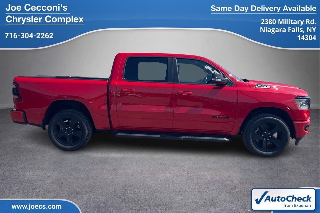 Used 2022 RAM Ram 1500 Pickup Big Horn/Lone Star with VIN 1C6SRFFT2NN270061 for sale in Niagara Falls, NY