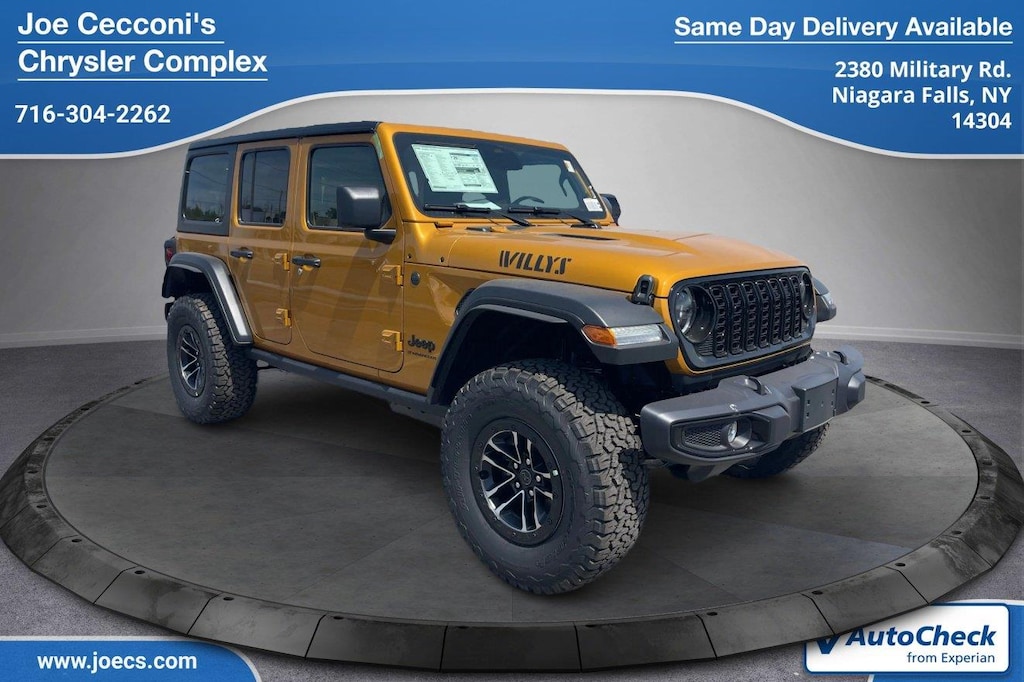 New 2026 Jeep Wrangler 4-DOOR WILLYS Sport Utility