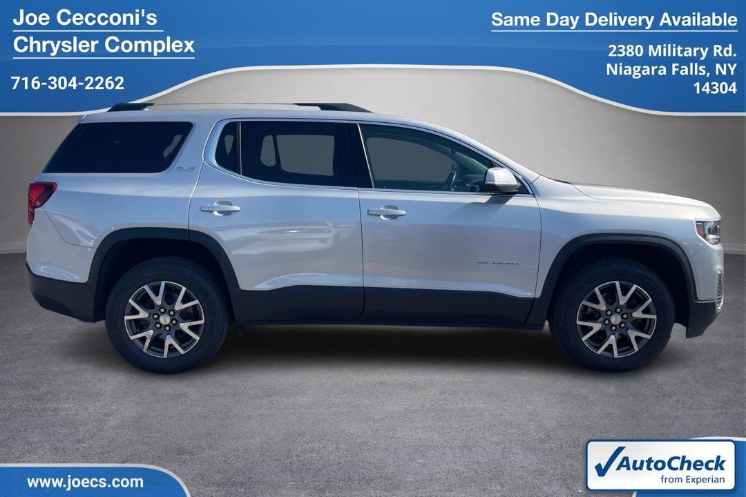 Used 2020 GMC Acadia SLE with VIN 1GKKNRLS2LZ191128 for sale in Niagara Falls, NY