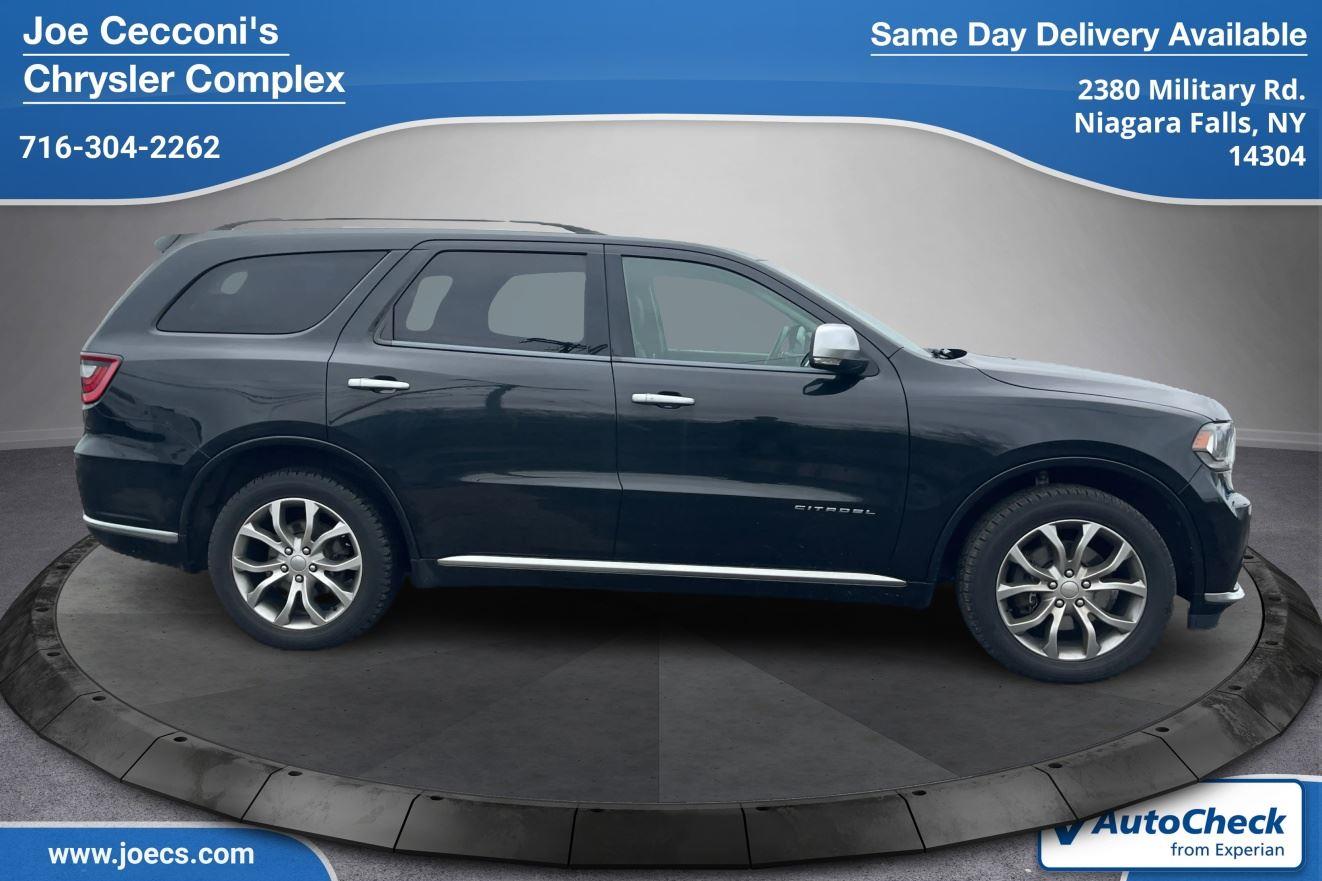 Used 2016 Dodge Durango Citadel with VIN 1C4SDJET0GC398101 for sale in Niagara Falls, NY