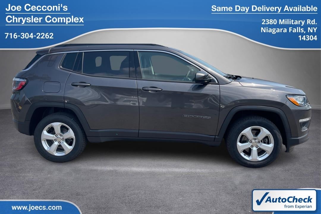 Used 2021 Jeep Compass Latitude with VIN 3C4NJDBBXMT546614 for sale in Niagara Falls, NY