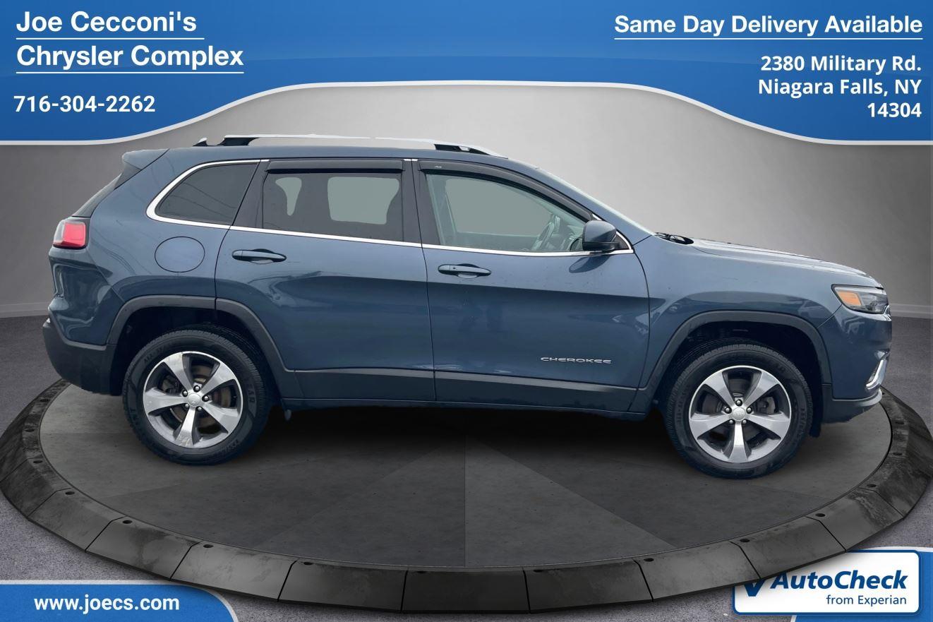 Used 2020 Jeep Cherokee Limited with VIN 1C4PJMDX0LD520481 for sale in Niagara Falls, NY