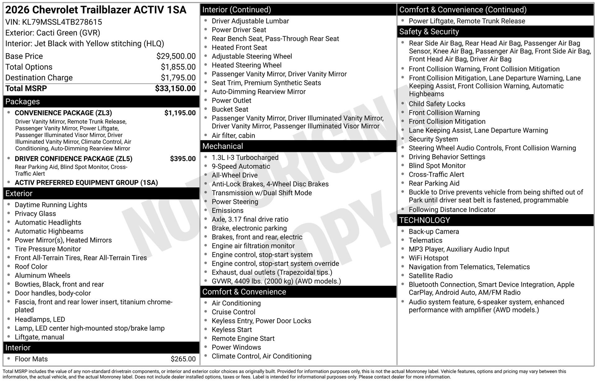 2026 Chevrolet Trailblazer Activ - Photo 5