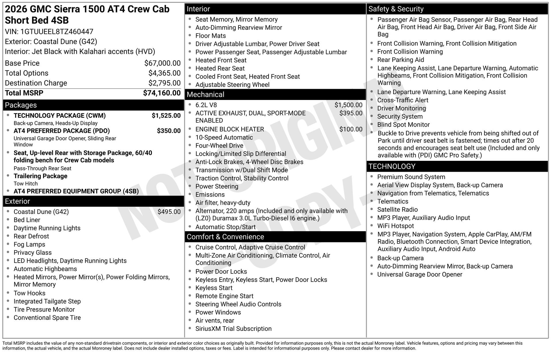 2026 GMC Sierra 1500 AT4 - Photo 5