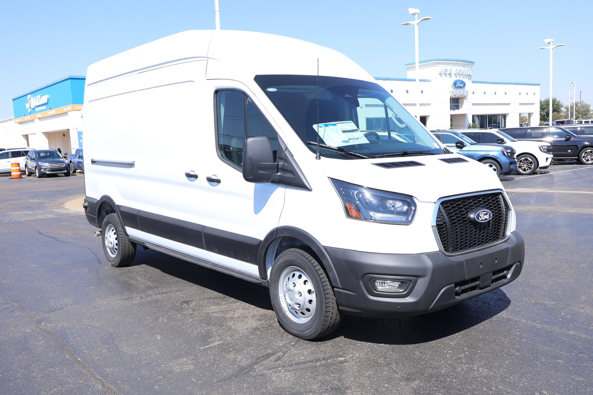 New 2026 Ford Transit-350 Cargo Base w/9,950 lb. GVWR Van High Roof Van