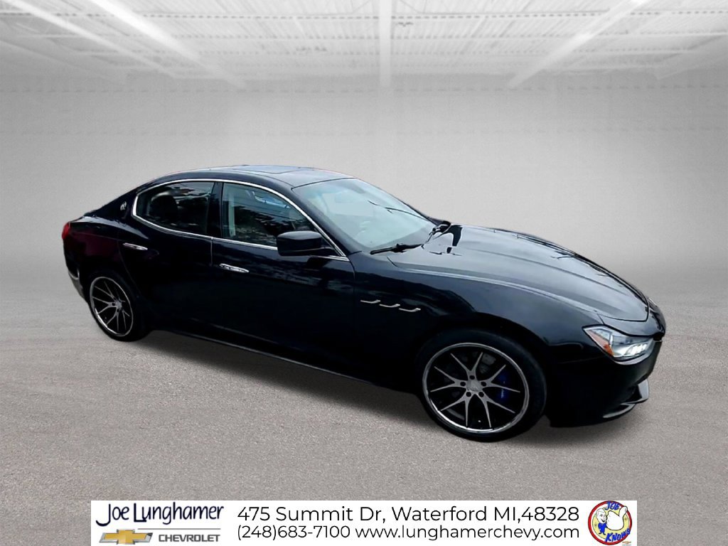 Used 2015 Maserati Ghibli Base with VIN ZAM57XSA8F1145267 for sale in Waterford, MI