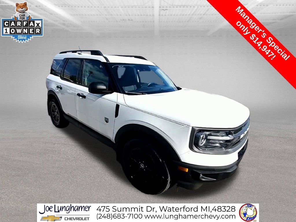 Used 2021 Ford Bronco Sport Big Bend with VIN 3FMCR9B61MRA19151 for sale in Waterford, MI
