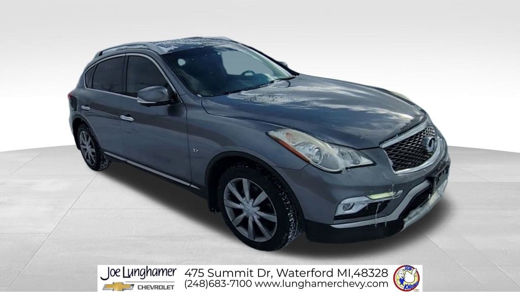Used 2017 INFINITI QX50 Base with VIN JN1BJ0RP3HM381694 for sale in Waterford Township, MI