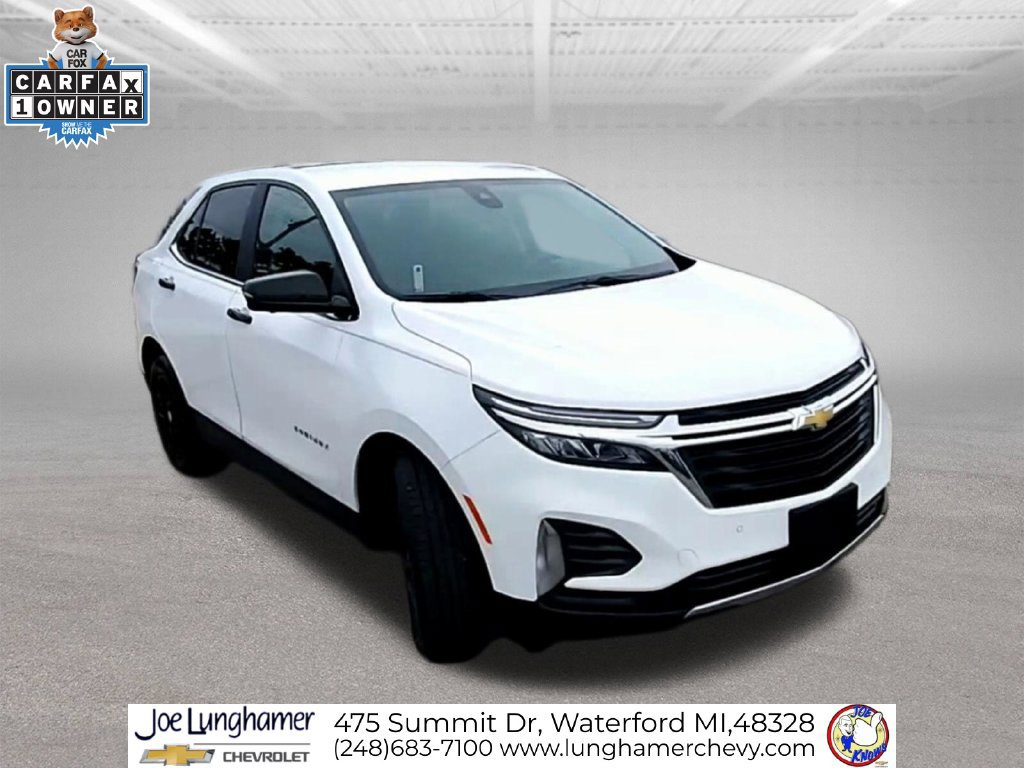 Used 2022 Chevrolet Equinox LT with VIN 3GNAXKEV3NL307549 for sale in Waterford, MI
