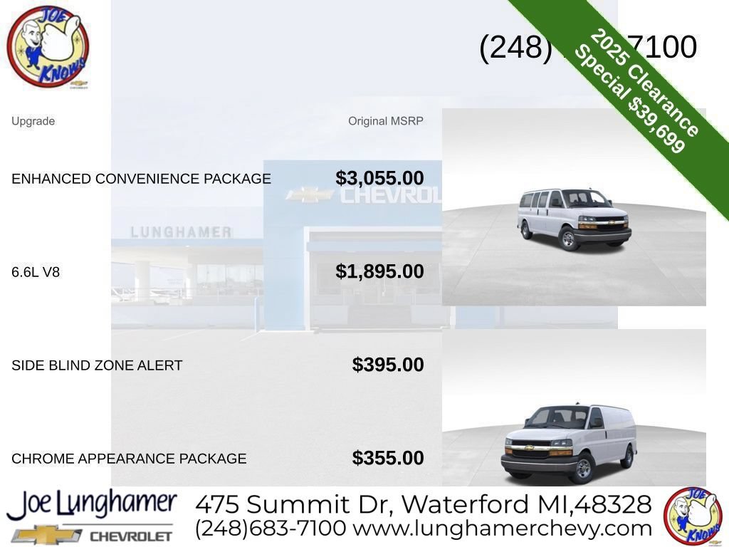 2025 Chevrolet Express Cargo Work Van - Photo 18