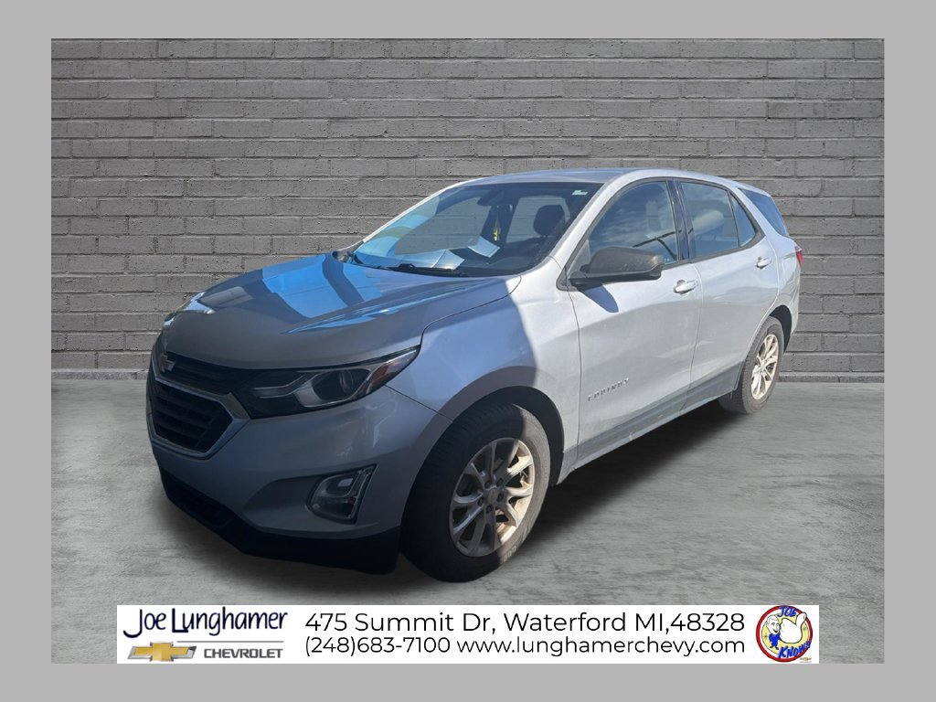 Used 2018 Chevrolet Equinox LS with VIN 3GNAXHEV7JS627394 for sale in Waterford, MI