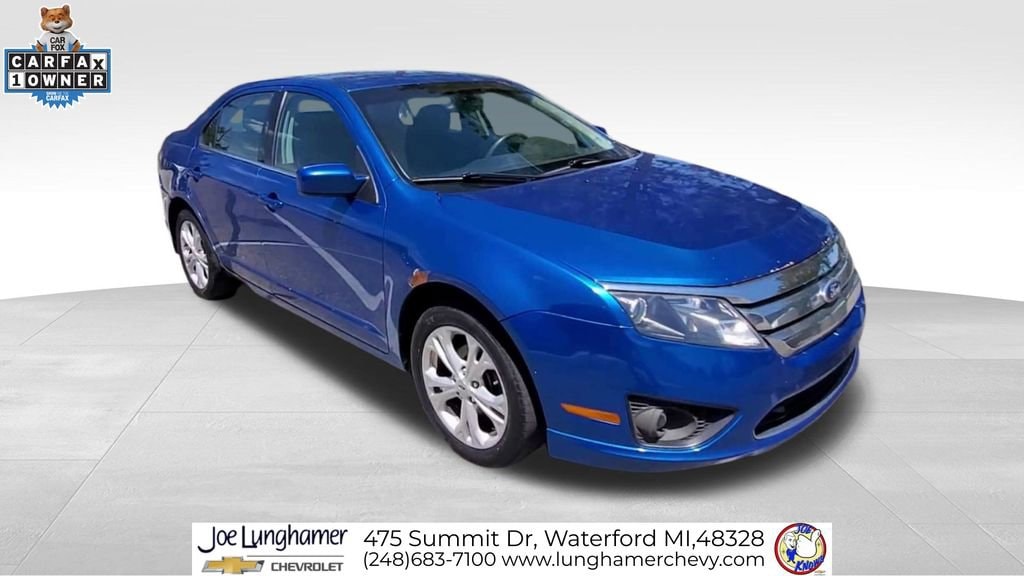 Used 2012 Ford Fusion SE with VIN 3FAHP0HA4CR124066 for sale in Waterford Township, MI