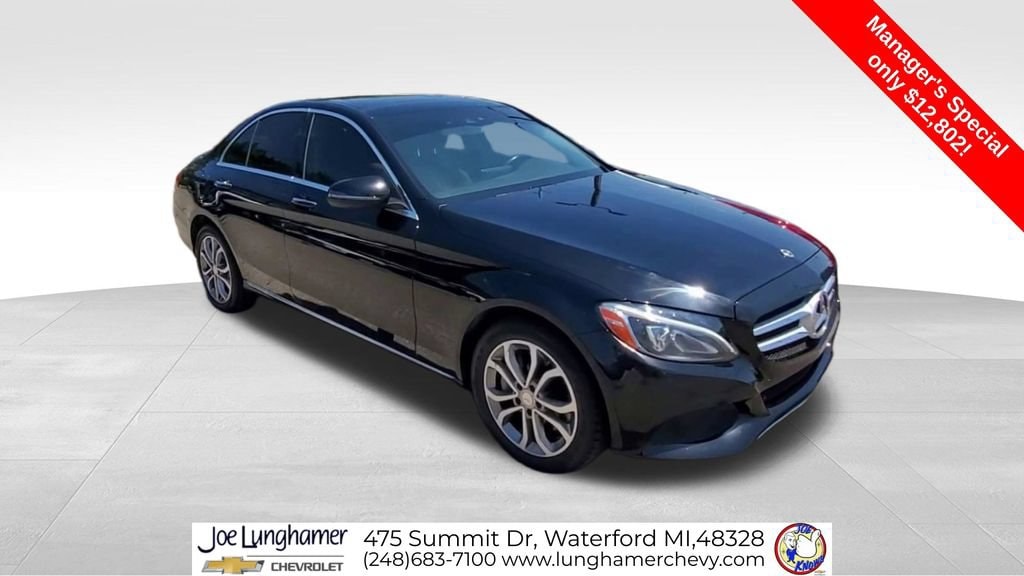 Used 2016 Mercedes-Benz C-Class C300 with VIN WDDWF4KB0GR142858 for sale in Waterford, MI