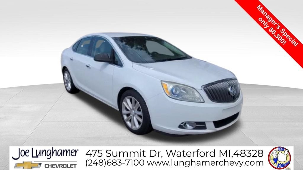 Used 2013 Buick Verano 1SL with VIN 1G4PS5SK3D4173378 for sale in Waterford Township, MI