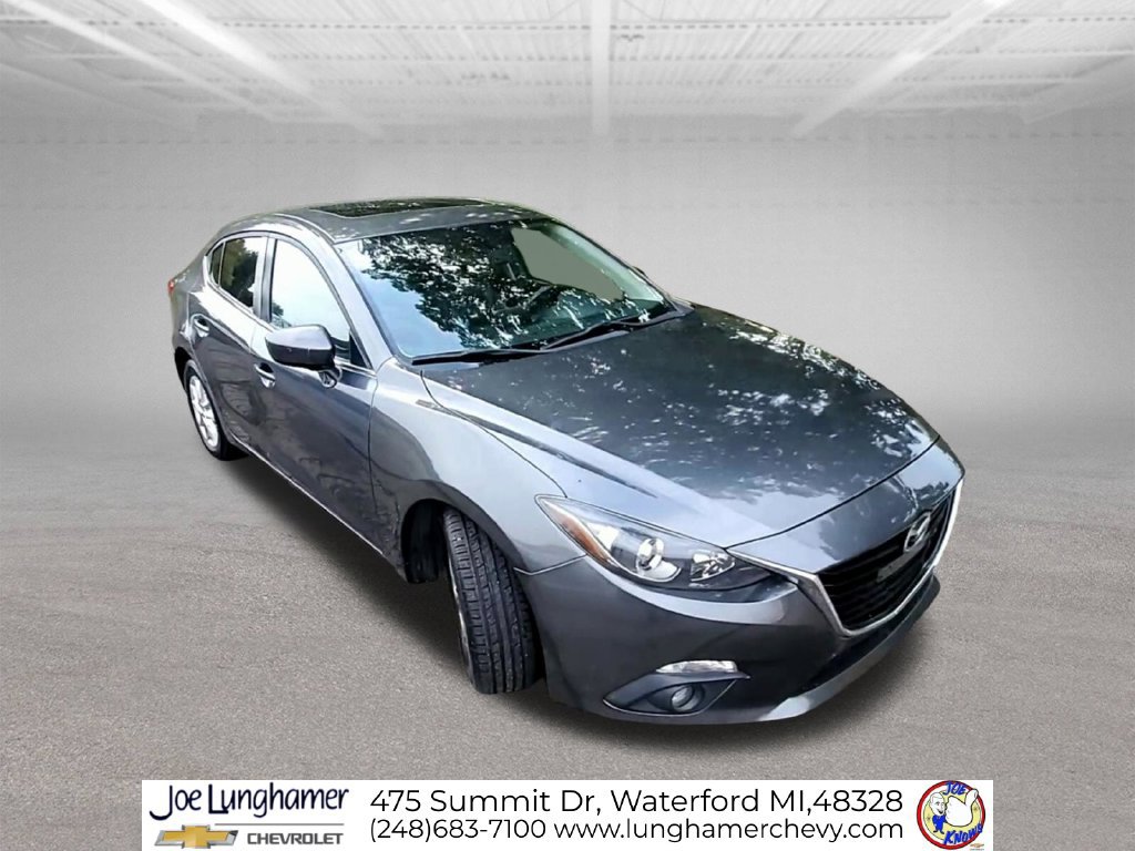 Used 2016 Mazda MAZDA3 i Grand Touring with VIN JM1BM1X70G1290654 for sale in Waterford, MI