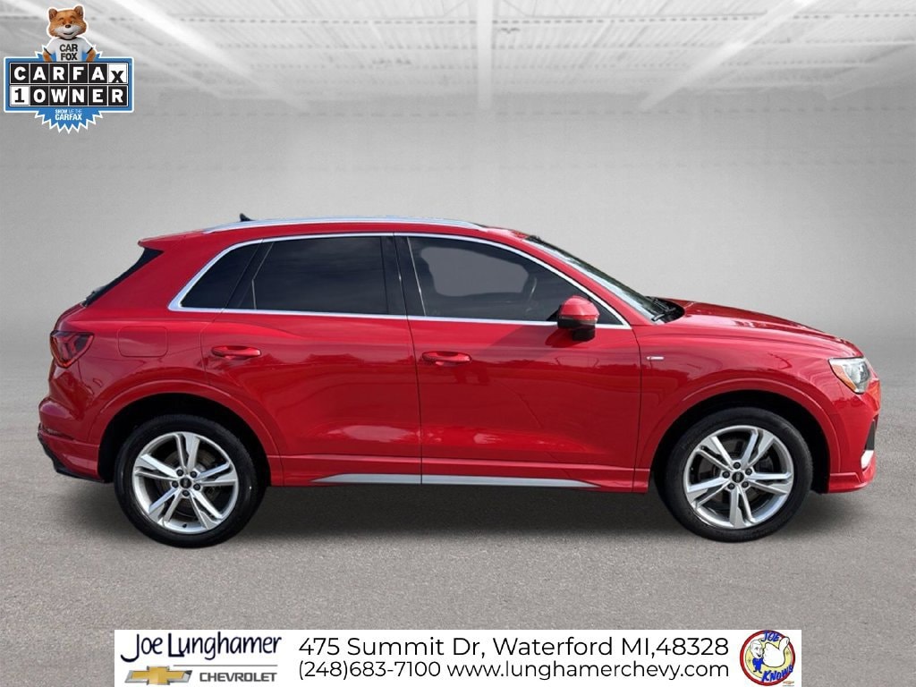 Used 2021 Audi Q3 S Line Premium with VIN WA1DECF33M1106572 for sale in Waterford, MI