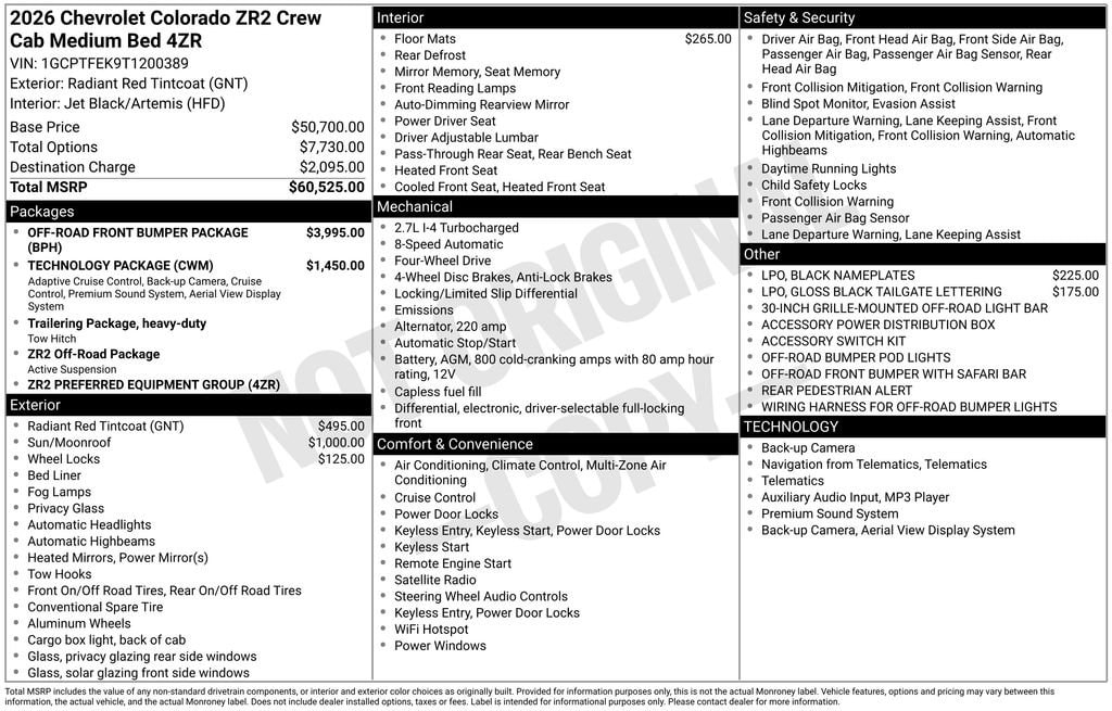 2026 Chevrolet Colorado ZR2 - Photo 11