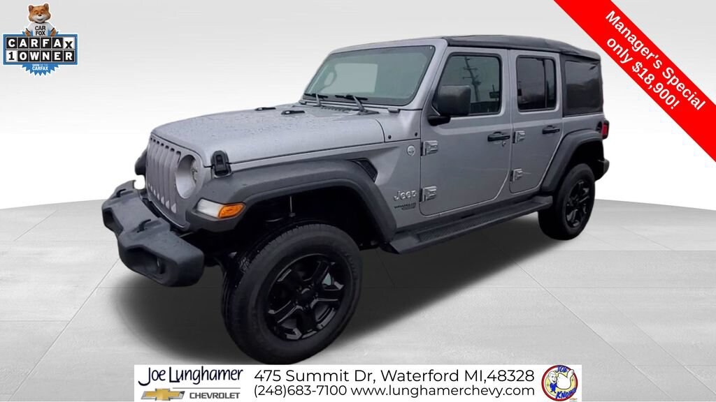 Used 2021 Jeep Wrangler Unlimited Sport S SUV