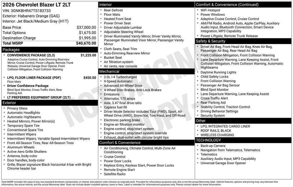 2026 Chevrolet Blazer 2LT - Photo 11