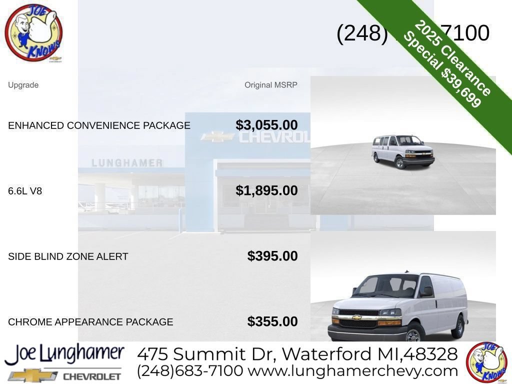 2025 Chevrolet Express Cargo Work Van - Photo 14