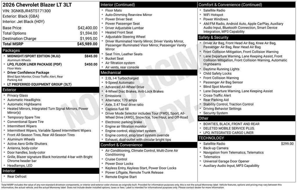 2026 Chevrolet Blazer 3LT - Photo 11
