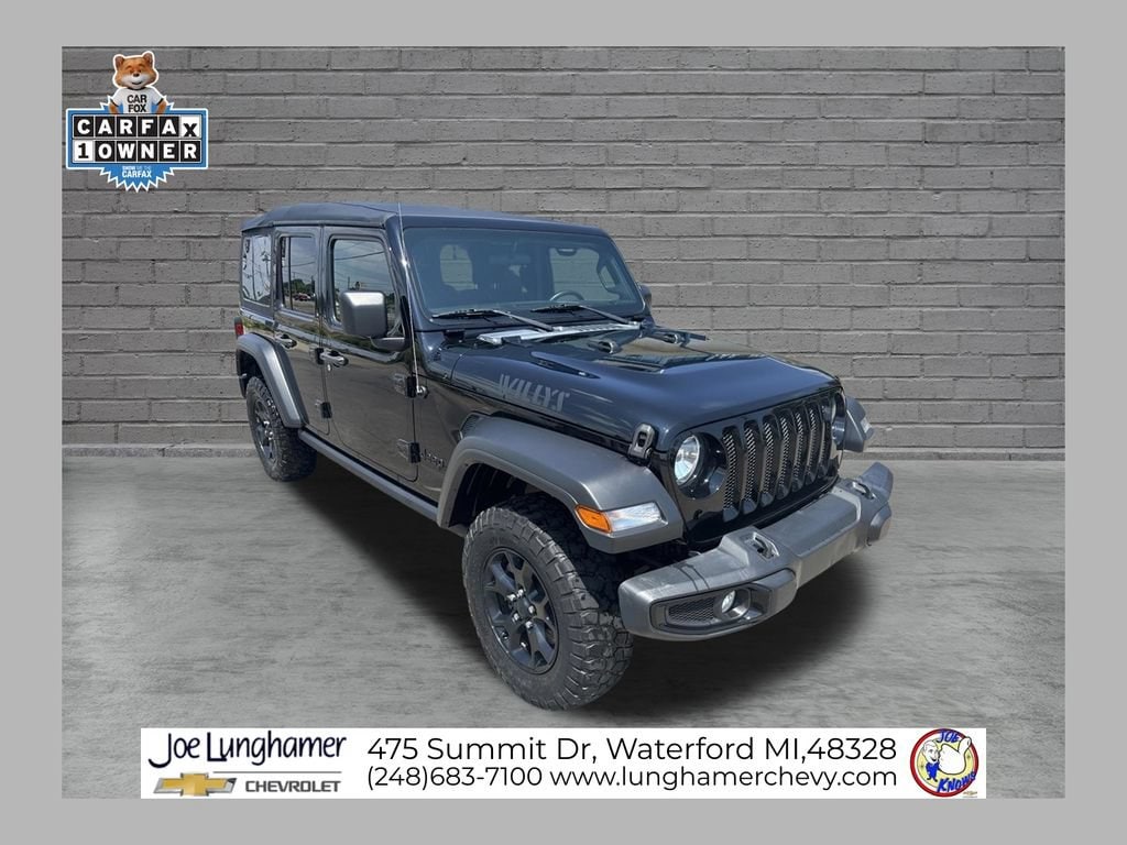 Used 2022 Jeep Wrangler Unlimited Willys Sport 4x4 SUV