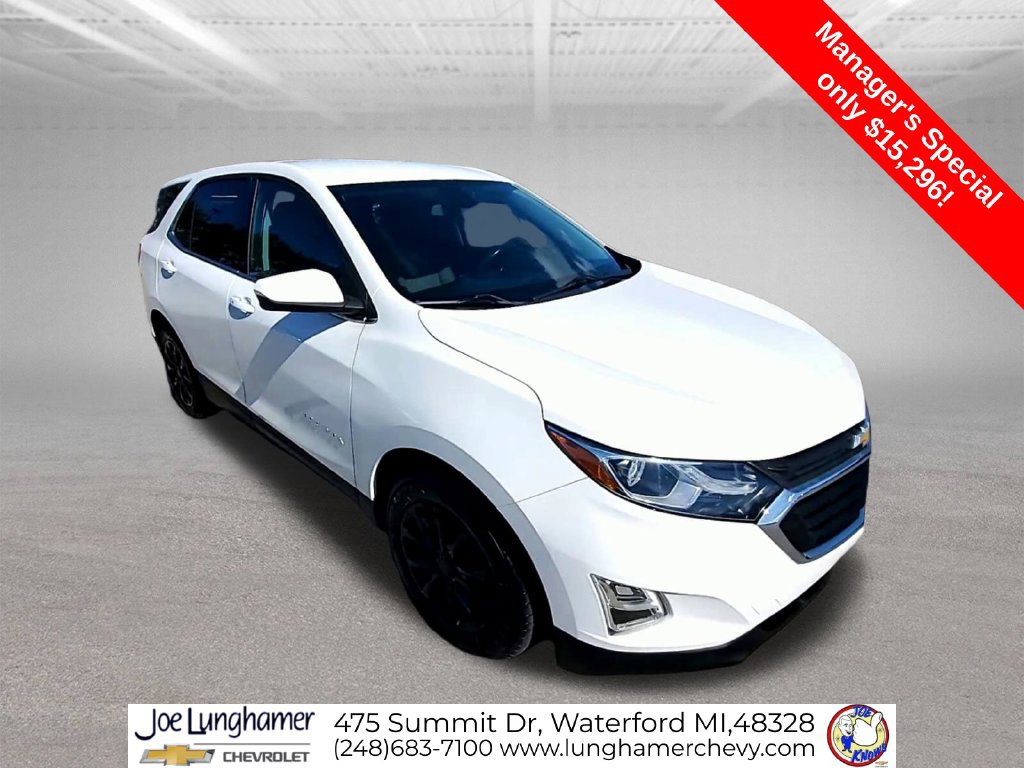 Used 2019 Chevrolet Equinox LT with VIN 3GNAXKEV1KS508416 for sale in Waterford, MI