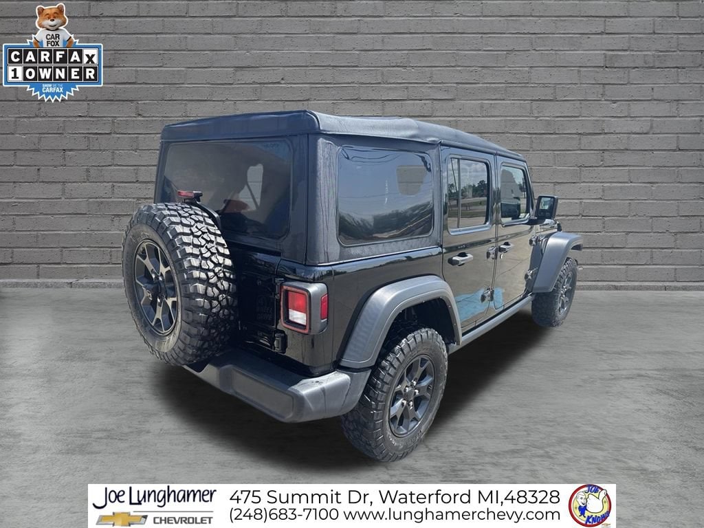 Used 2022 Jeep Wrangler Unlimited Willys Sport 4x4 SUV