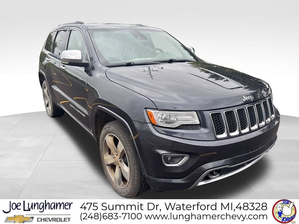Used 2014 Jeep Grand Cherokee Overland with VIN 1C4RJFCM0EC325873 for sale in Waterford Township, MI