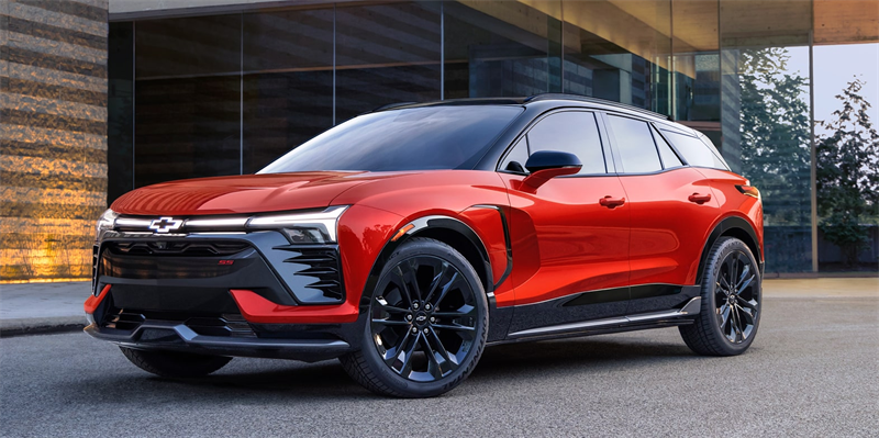Orange Chevrolet Blazer EV