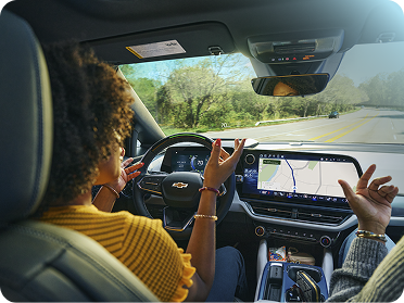 2027 Chevrolet Equinox EV interior cabin view showing dashboard technology