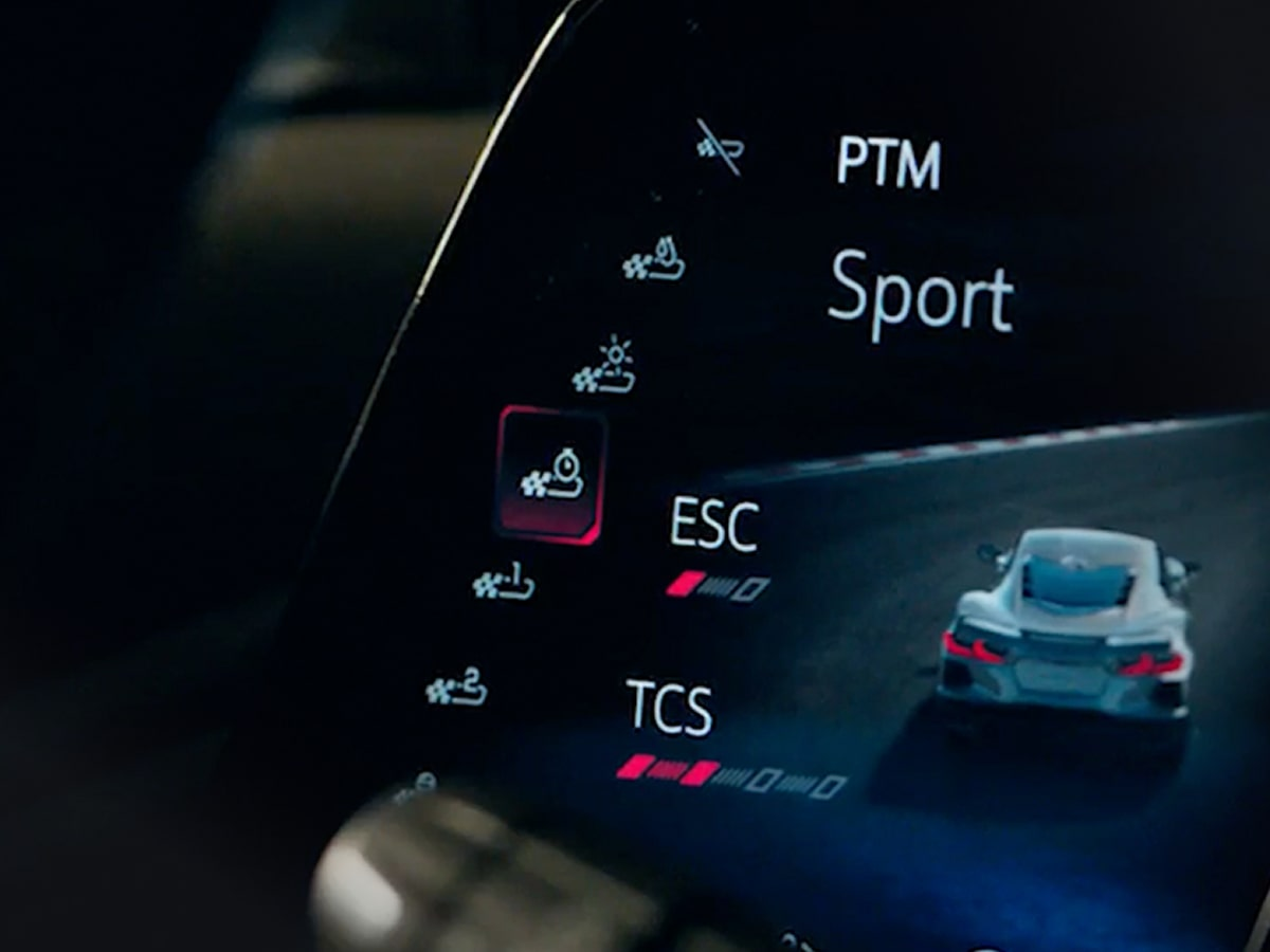 2027 Chevrolet Corvette Stingray intrerior technology image