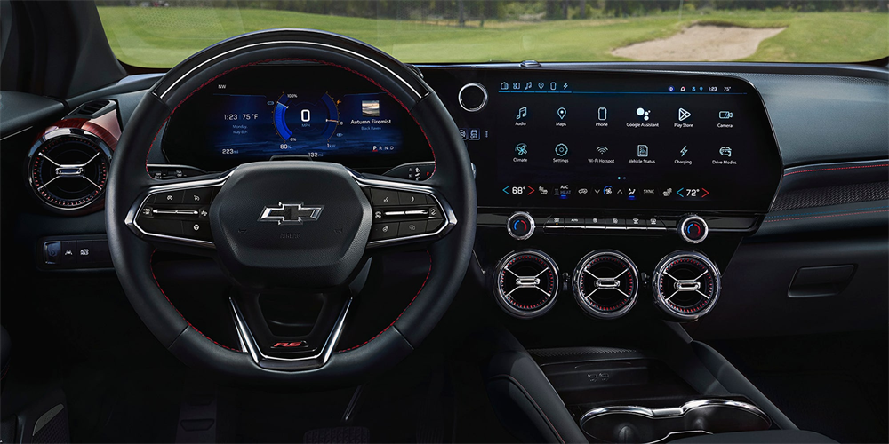 2027 Chevy Blazer EV interior dashboard view