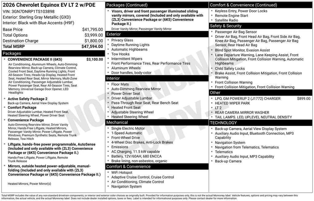 2026 Chevrolet Equinox EV 2LT - Photo 11