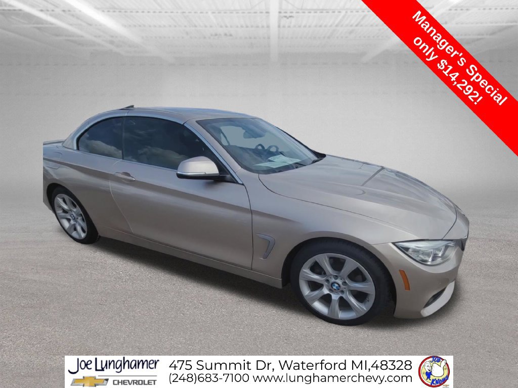 Used 2015 BMW 4 Series 428i with VIN WBA3V5C51FP753732 for sale in Waterford, MI
