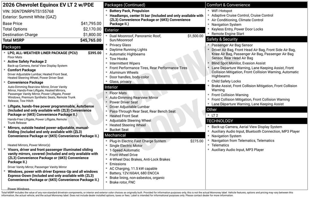 2026 Chevrolet Equinox EV 2LT - Photo 10