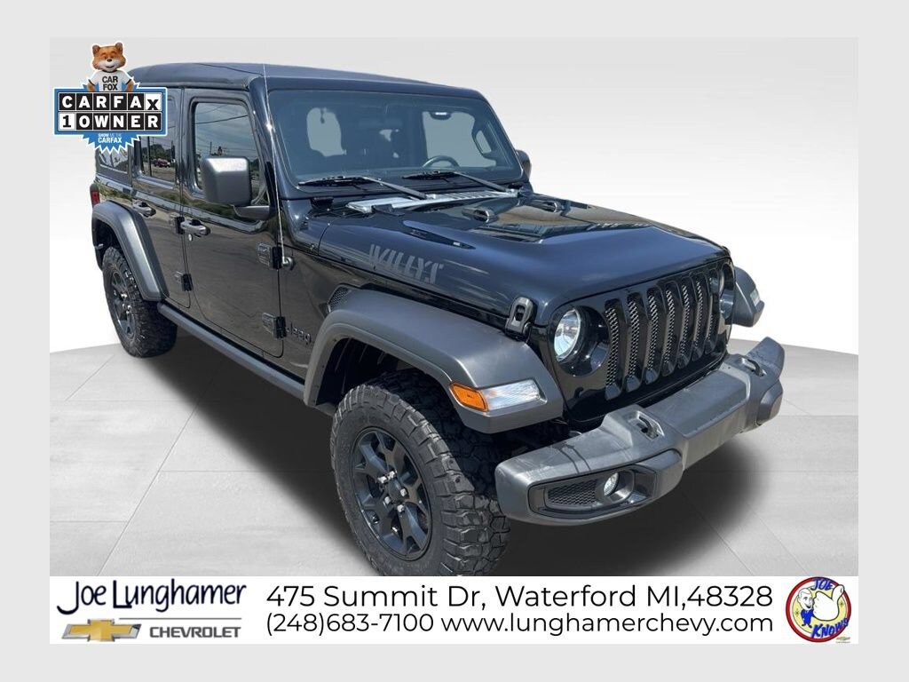 Used 2022 Jeep Wrangler Unlimited Willys Sport 4x4 SUV