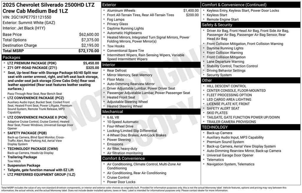 2025 Chevrolet Silverado 2500HD LTZ - Photo 11
