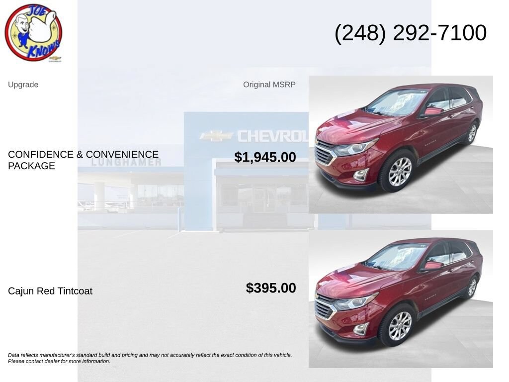 Used 2018 Chevrolet Equinox LT SUV