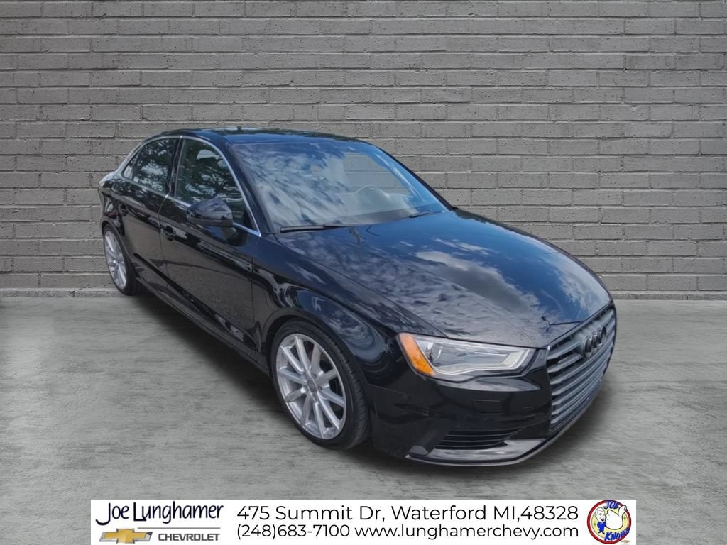 Used 2016 Audi A3 Sedan Premium Plus with VIN WAUE8GFF3G1038617 for sale in Waterford, MI